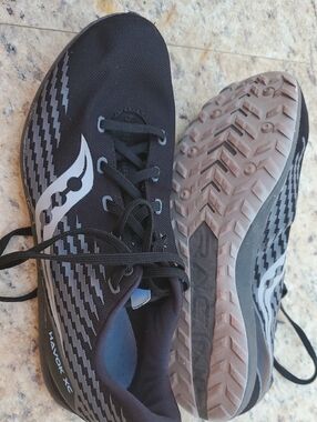 Saucony Black and Gray Running Shoes